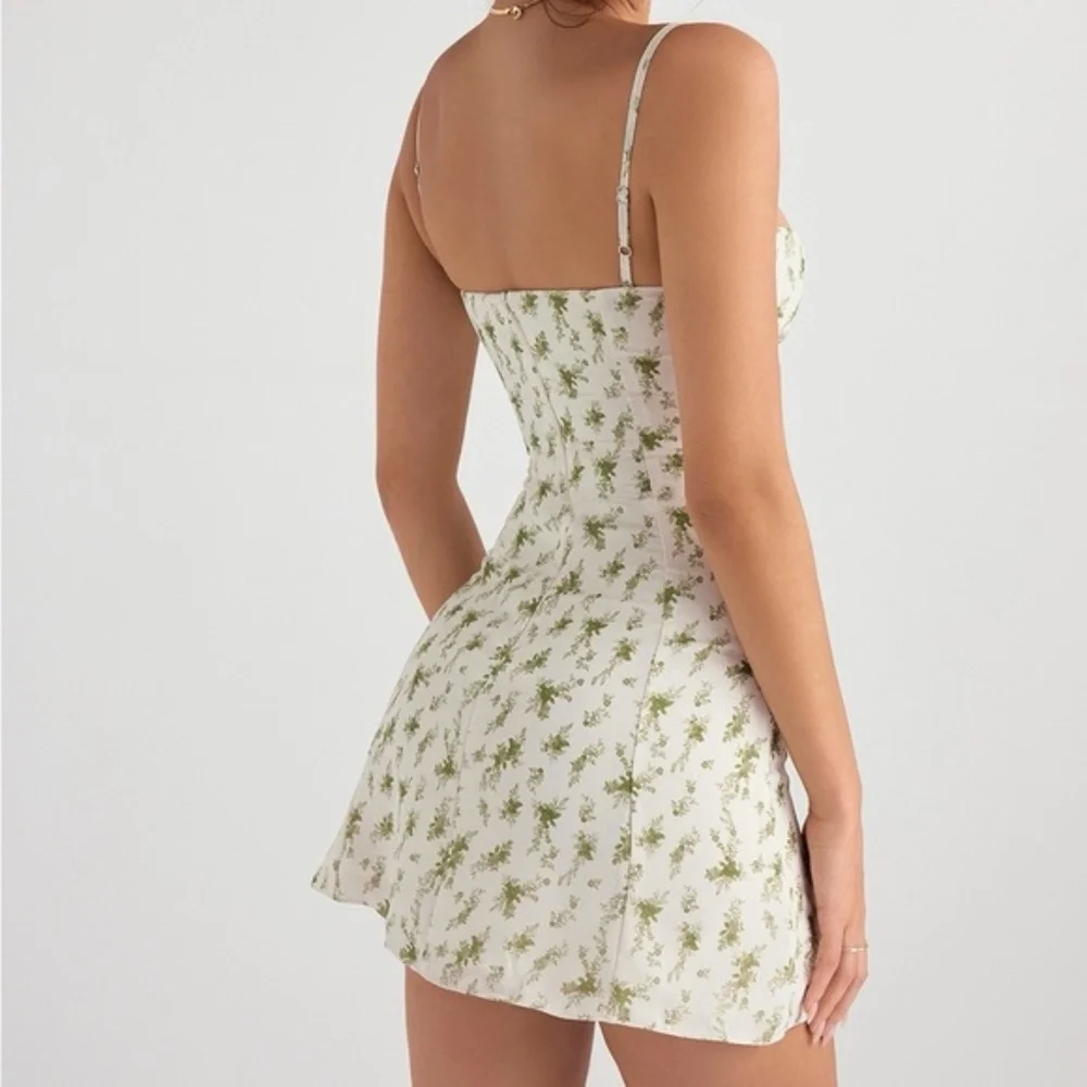 House of Cb Christiana Garden Print Mini Dress - Picture 7 of 8